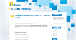 Desktop Screenshot of noticiasinstituto.embraer.com.br